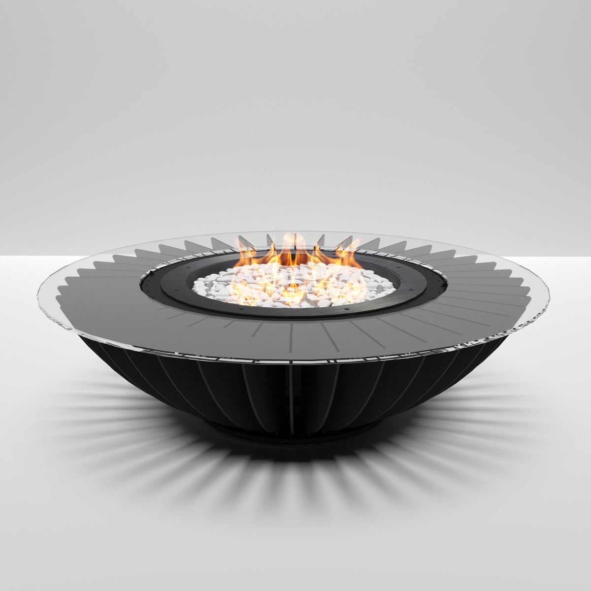 GlammFire Cosmo Fire Pit — in use outdoors