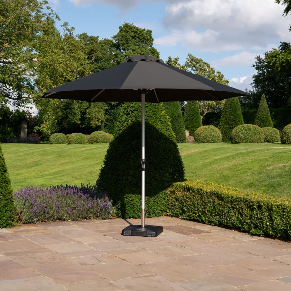 Enzo Crank Operated Parasol — front view