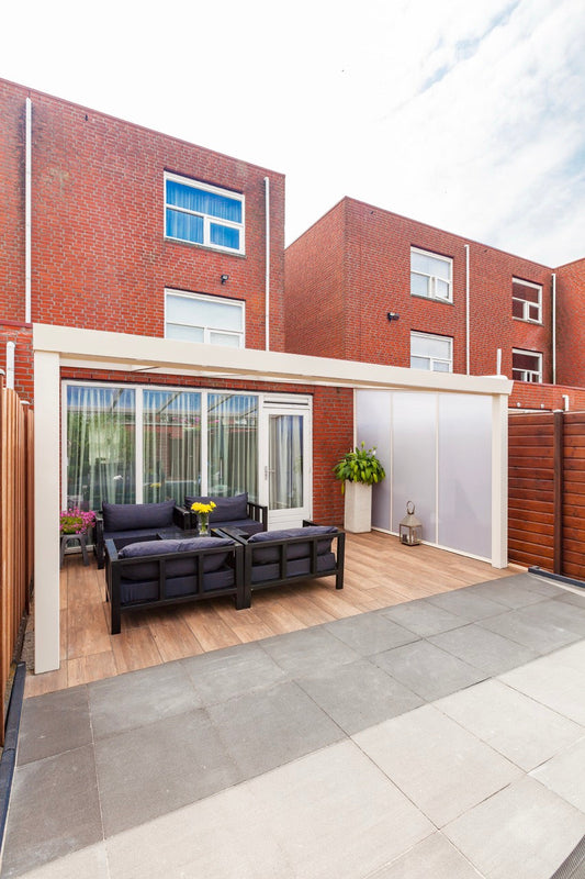 Polycarbonate Side Wall | Roma Verandas Carports | 16mm Polycarbonate | Aluminium Frame | Universal Carport Compatibility | Opal Clear or Solar Control