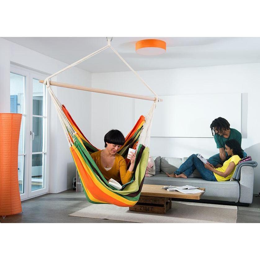 Brasil Gigante Esmeralda Hammock Chair — from an angle