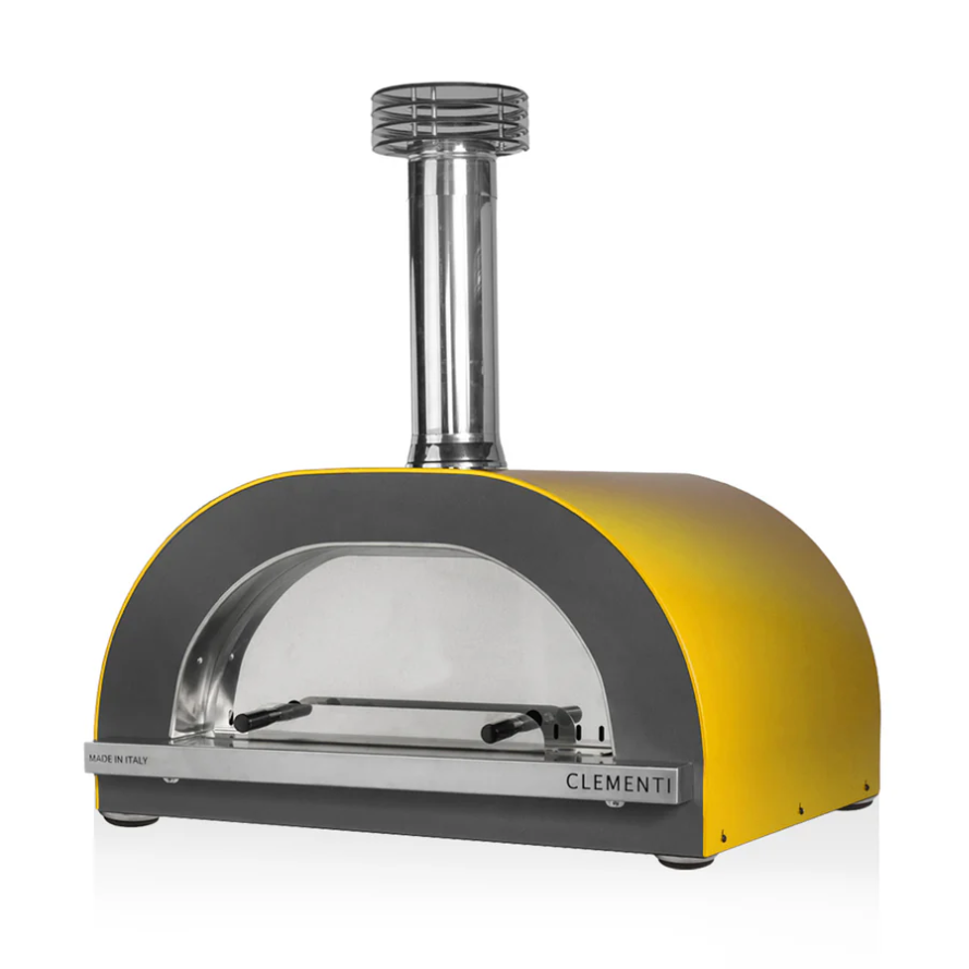 clementi gold wood fired pizza oven product exterior view — view 13