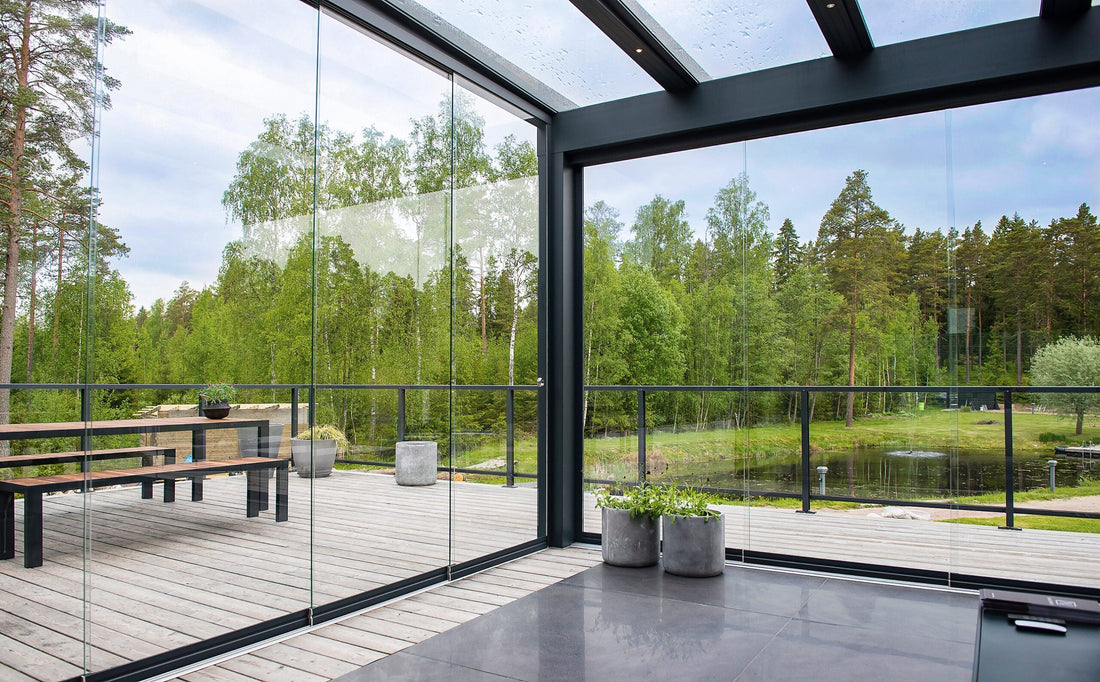 Levelling a Sloping Patio for Sliding Doors