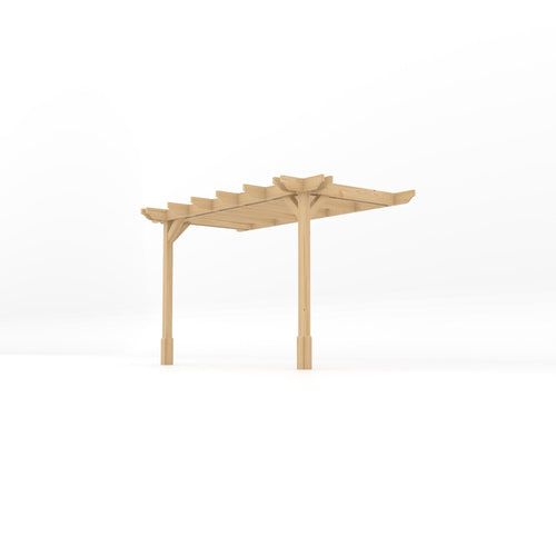 Wall Mounted Double Premium Pergola | Timber | Heavyweight Double Corner | Multiple Sizes