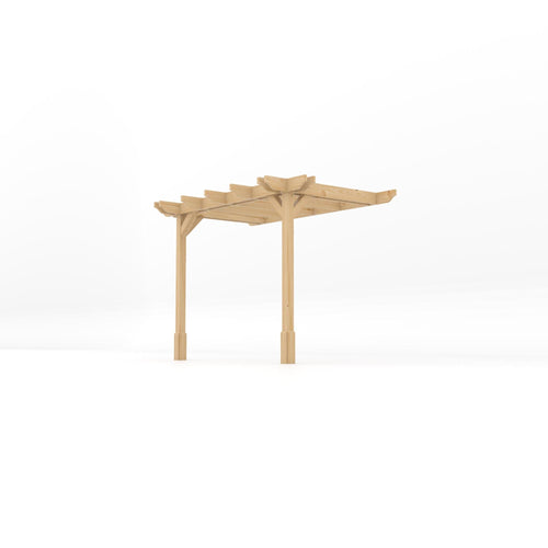 Wall Mounted Double Premium Pergola | Timber | Heavyweight Double Corner | Multiple Sizes
