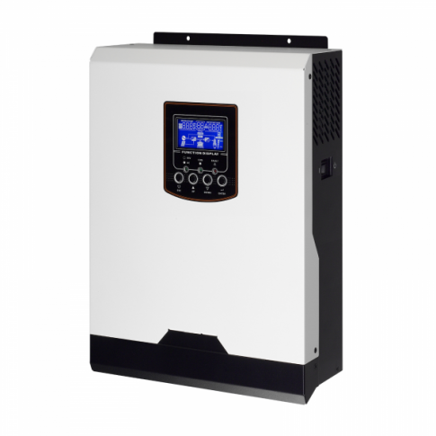 2kW complete off-grid solar power system with 430W Sharp panels, hybrid inverter and lithium batteries