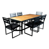 grillandia ribeye outdoor dining table set product exterior view