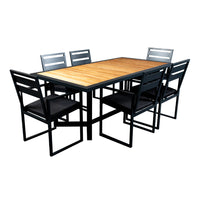 grillandia ribeye outdoor dining table set product exterior view