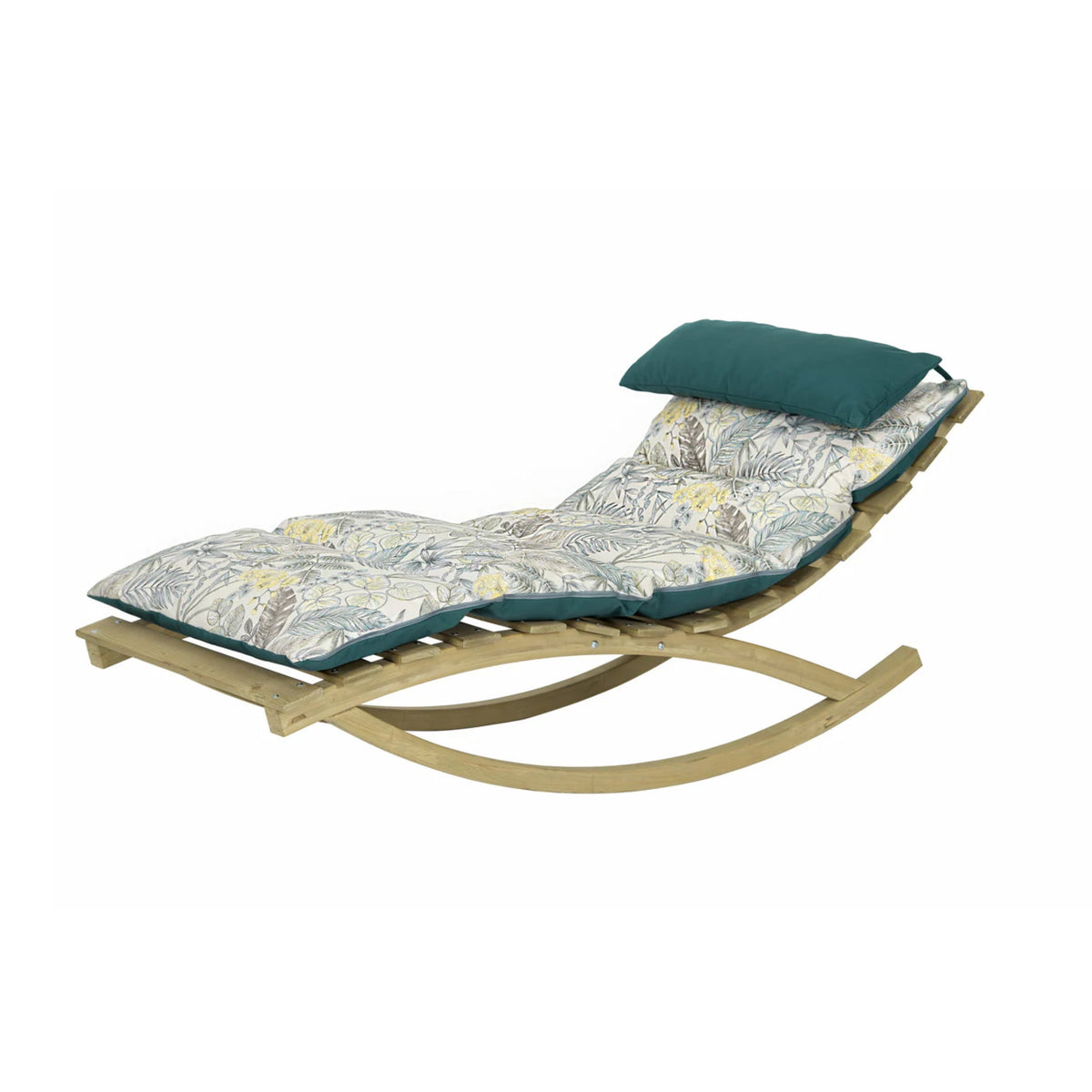 rocking sun lounger product exterior view — view 2