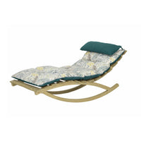 rocking sun lounger product exterior view — view 2