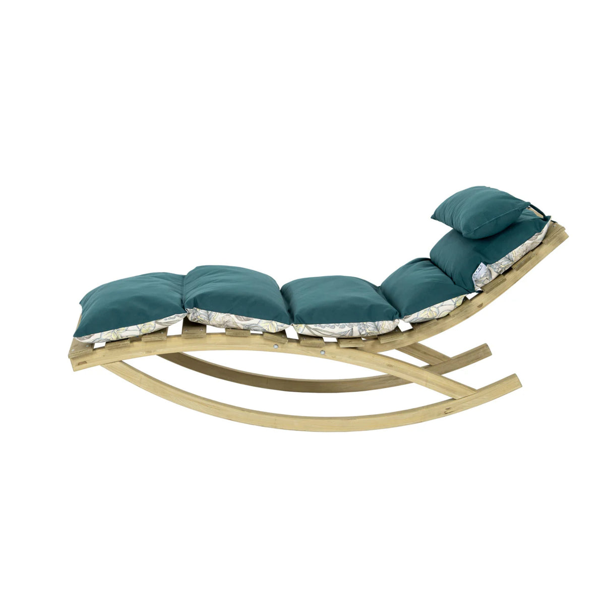 rocking sun lounger product exterior view — view 3