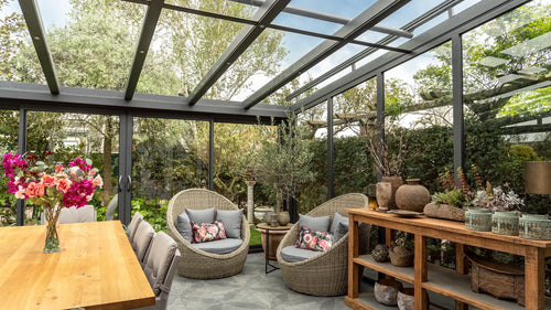 Fixed Glass Walls | Glass Panel System | 6.4mm Laminated Glass | Veranda Garden Room Conversion
