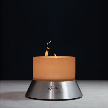 GlammFire Alba Fire Pit — close-up detail