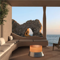 GlammFire Alba Fire Pit — in use outdoors