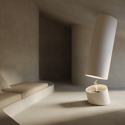 Glammfire Contour 13 Suspended Fire — in use outdoors
