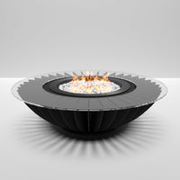 GlammFire Cosmo Fire Pit — in use outdoors