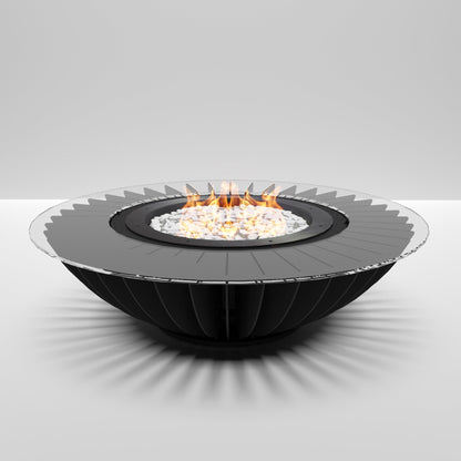 GlammFire Cosmo Fire Pit — in use outdoors