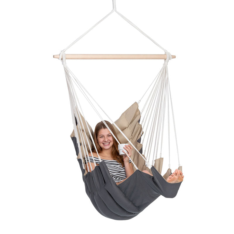 California Sand Hanging Chair — side profile