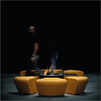 glammfire circus fire pit seating product exterior view
