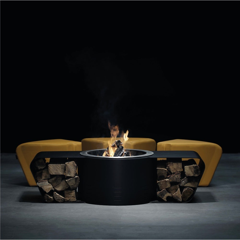 glammfire circus fire pit seating product exterior view — view 2