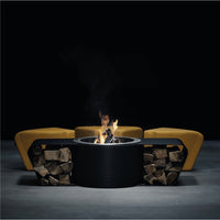 glammfire circus fire pit seating product exterior view — view 2