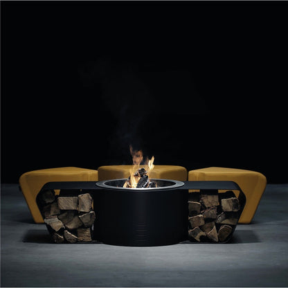 glammfire circus fire pit seating product exterior view — view 2