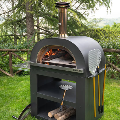clementi gold pizza oven stand product exterior view — view 2