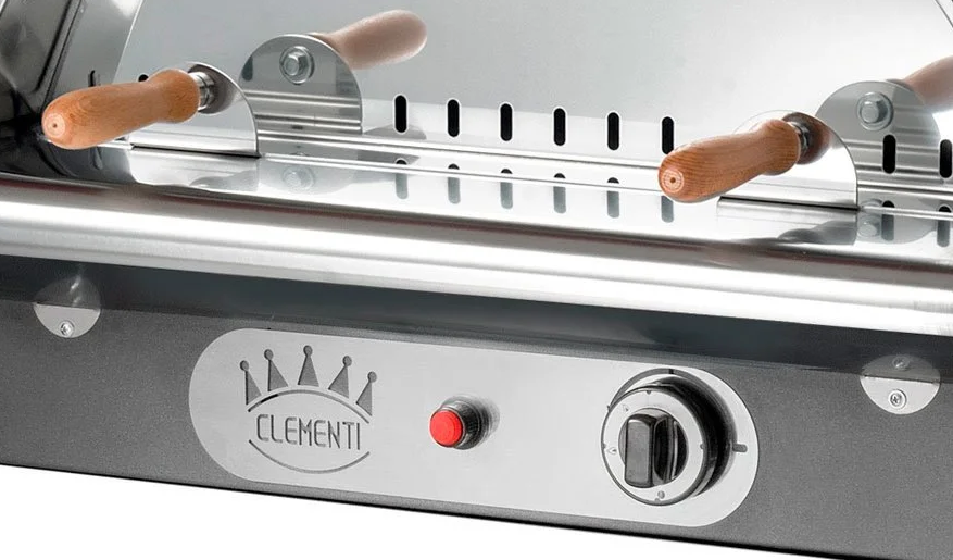 clementi original pulcinella wood gas fired pizza oven product exterior view — view 5
