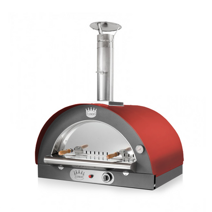 clementi original pulcinella wood gas fired pizza oven product exterior view — view 8