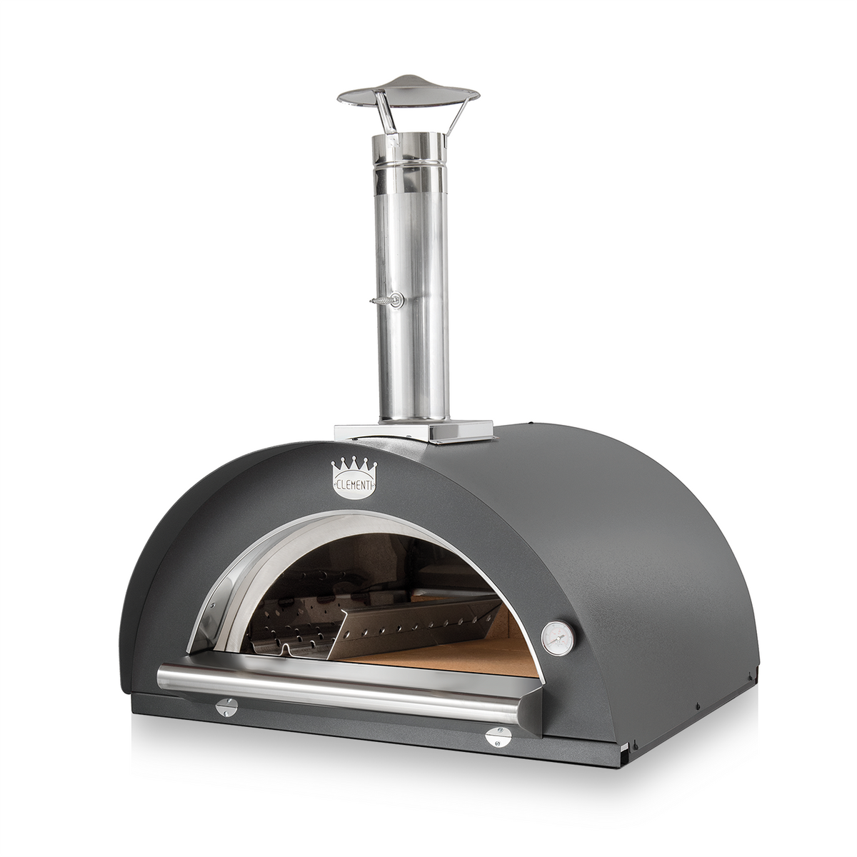 clementi original pulcinella wood fired pizza oven product exterior view — view 5