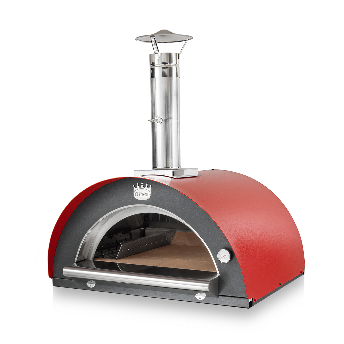 clementi original pulcinella wood fired pizza oven product exterior view — view 6