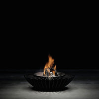 GlammFire Cosmo 13 Firewood Fire Pit — from an angle