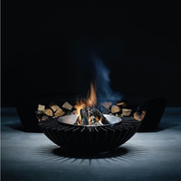 GlammFire Cosmo 13 Firewood Fire Pit — close-up detail