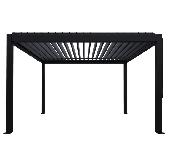 Louvred Aluminium Pergola | Deponti Pinela Manual | Adjustable Louvres Up To 120° | Freestanding | No Motor Required