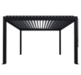 Louvred Aluminium Pergola | Deponti Pinela Manual | Adjustable Louvres Up To 120° | Freestanding | No Motor Required