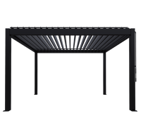 Louvred Aluminium Pergola | Deponti Pinela Manual | Adjustable Louvres Up To 120° | Freestanding | No Motor Required