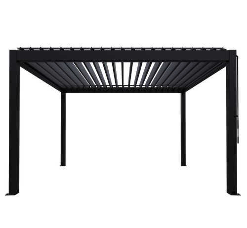 Louvred Aluminium Pergola | Deponti Pinela Manual | Adjustable Louvres Up To 120° | Freestanding | No Motor Required