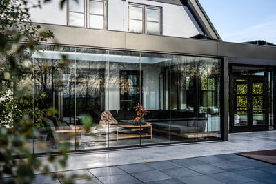 Frameless Glass Sliding Doors | Fiano Glass Sliding Doors | 10mm Glass | Up To 7 Tracks | Veranda Garden Room Conversion