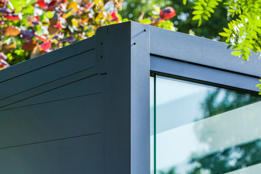 Aluminium Side Panel | Grillo Panels | Modular Click-Profile | Stackable | Fencing Planters Bin Stores | 4 RAL Colours