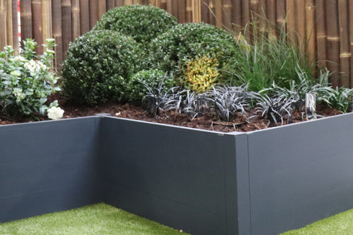Aluminium Side Panel | Grillo Panels | Modular Click-Profile | Stackable | Fencing Planters Bin Stores | 4 RAL Colours
