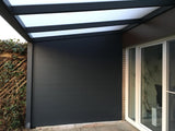Aluminium Side Panel | Grillo Panels | Carport Side Wall | Modular Click-Profile | Stackable | Privacy Screening | 4 RAL Colours