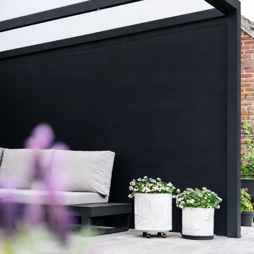 Aluminium Side Panel | Grillo Panels | Carport Side Wall | Modular Click-Profile | Stackable | Privacy Screening | 4 RAL Colours