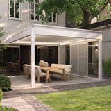 Motorised Louvred Pergola | Deponti Pinela Tilt | Wide-Span Tilting Louvres | Precision Light & Airflow Control | Architectural Outdoor Living