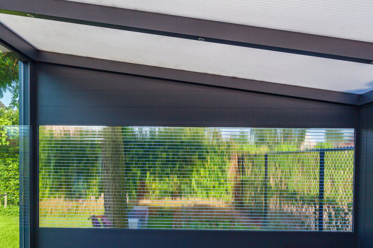 Freestanding Aluminium Pergola | Deponti Ribolla | No Wall Fixing Required | Concealed Rear Drainage | Standalone Garden Structure