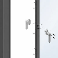 Fiano Side or Centre Opening Locking Handle