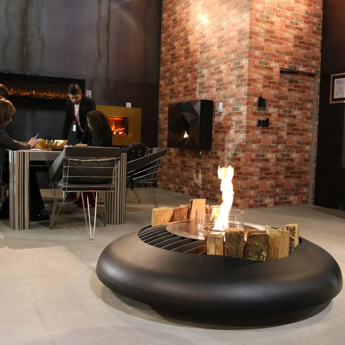 glammfire mime fire pit product exterior view