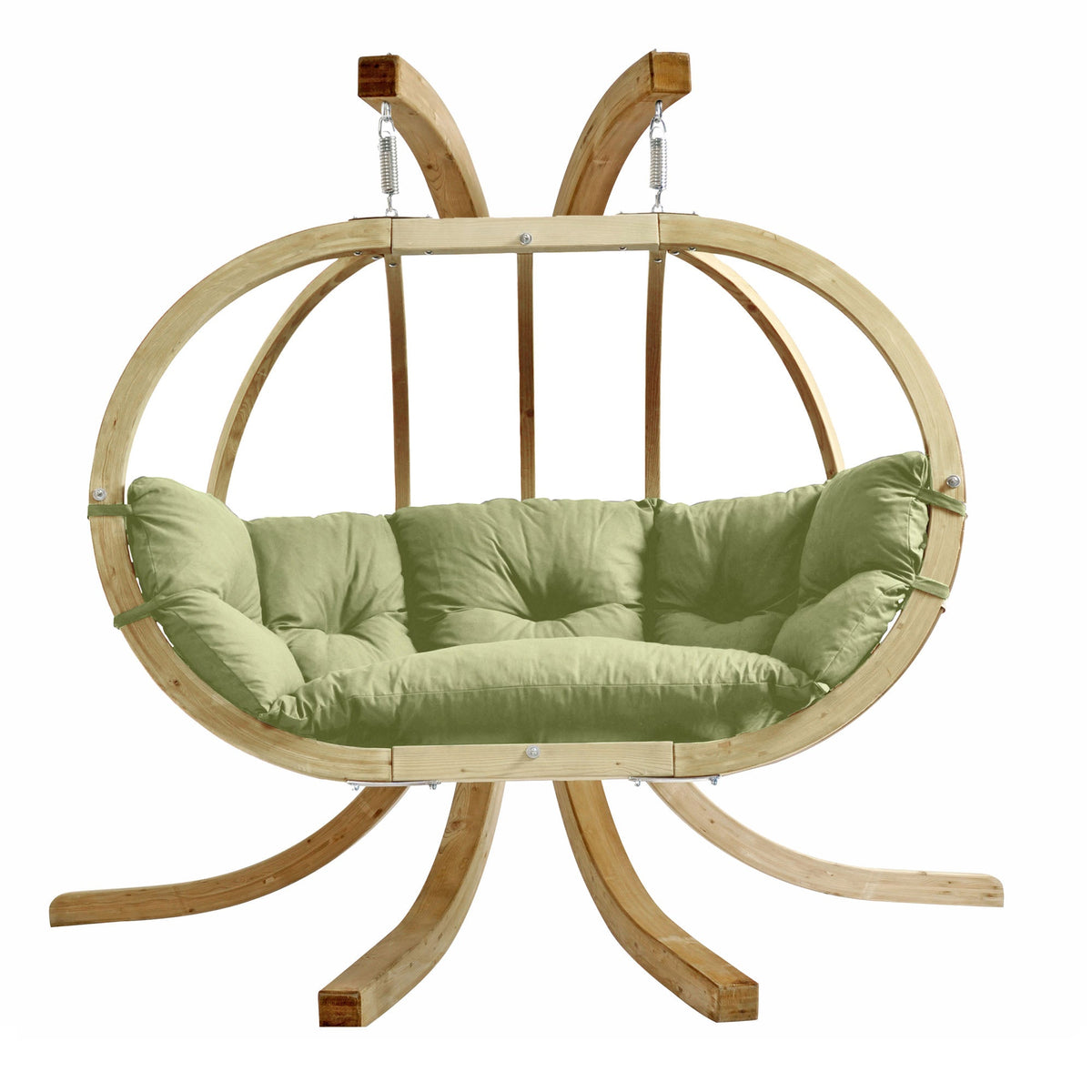 Globo Royal Double Hanging Egg Chair Set — from above