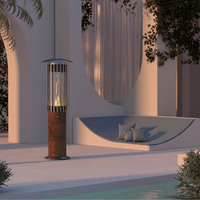 GlammFire Hedges Hyperion Gas Heater — from an angle