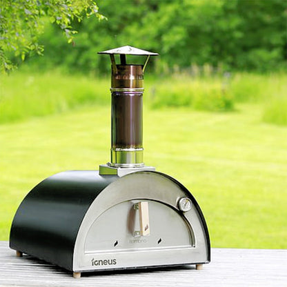 igneus bambino wood fired pizza oven product exterior view — view 4