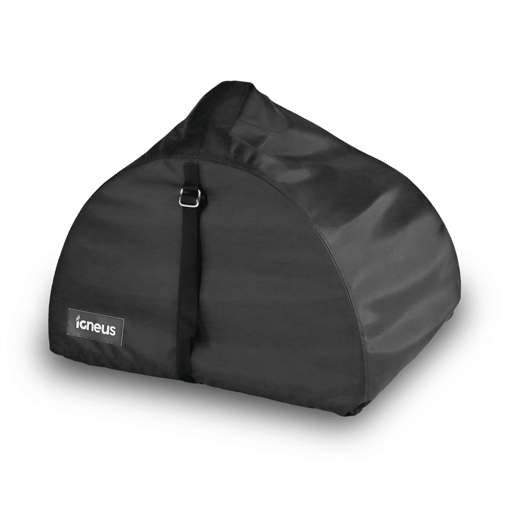 Igneus Pizza Oven Covers — close-up detail, in use outdoors