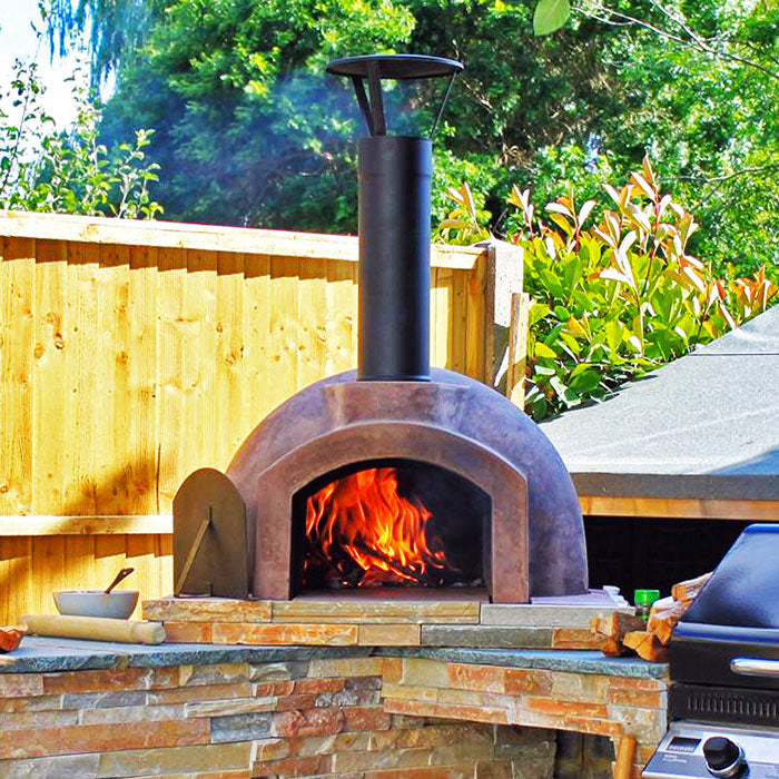Igneus Ceramiko 600 Wood Fired Pizza Oven — set up and ready to use